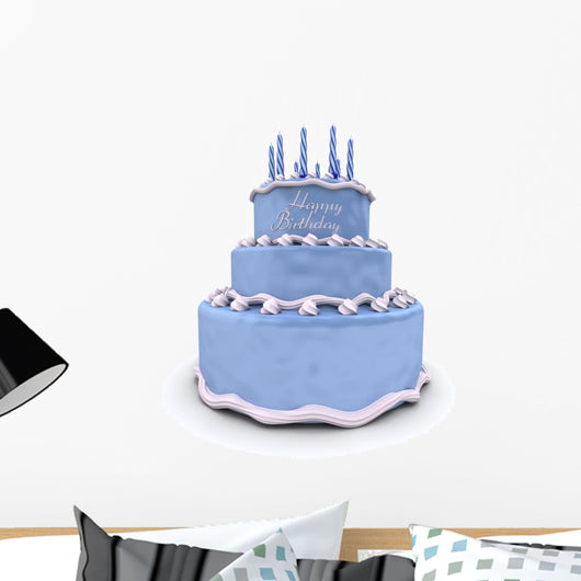 Birthday cake Wall Decal