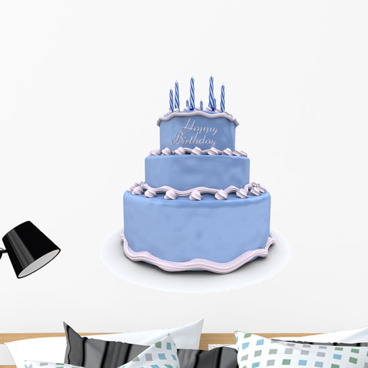Birthday cake Wall Decal