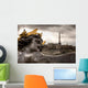 View on Seine River and Eiffel Tower in Paris, France Wall Mural