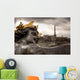 View on Seine River and Eiffel Tower in Paris, France Wall Mural