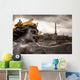 View on Seine River and Eiffel Tower in Paris, France Wall Mural