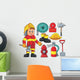 Firefighter Theme Set 2 Wall Decal Sticker Set