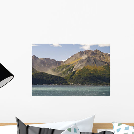 View Of Mt Marathon And Seward, Alaska From Wall Mural