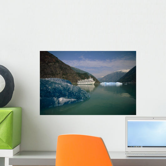 Cruise West *Spirit Of Columbia* Among Icebergs Wall Mural