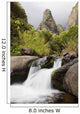 Hawaii, Maui, Iao River Valley waterfall Wall Mural