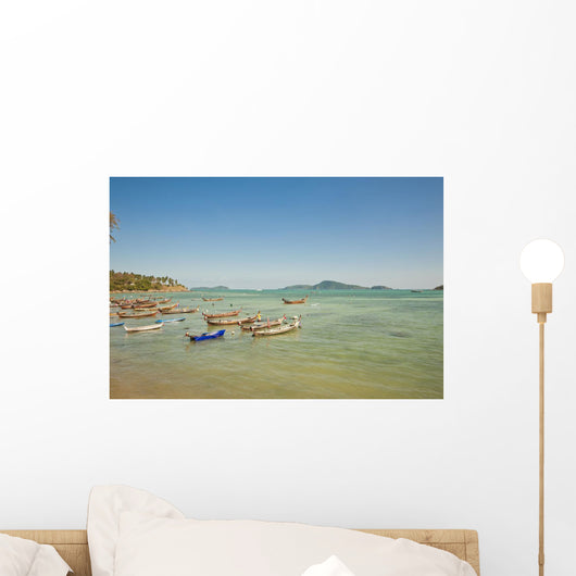 Land in distance Wall Mural