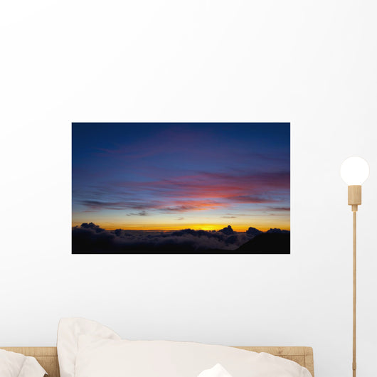 Hawaii, Maui, Haleakala sunrise Wall Mural