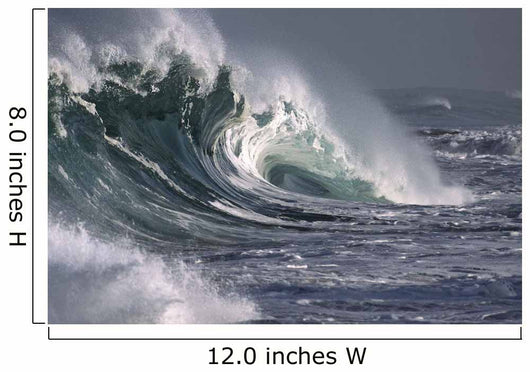 Hawaii, Big powerful wave break Wall Mural