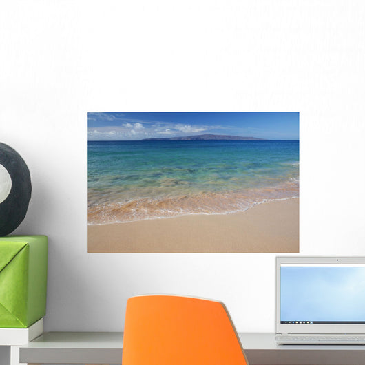 Hawaii, Maui, View from Makena Beach Wall Mural