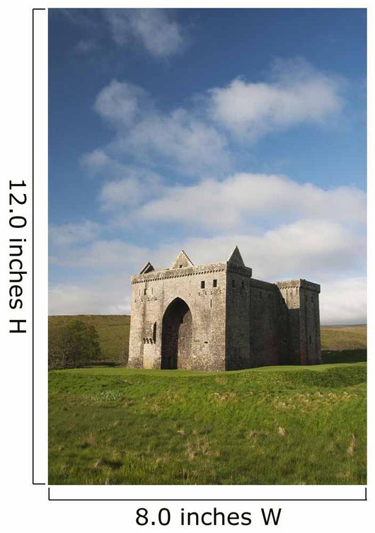 United Kingdom, Scotland, Hermitage Castle near Newcastleton Wall Mural