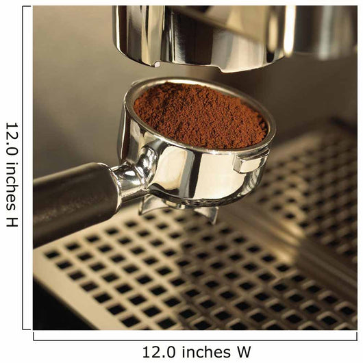 Close-Up Detail Of Espresso Maker And Coffee Wall Mural
