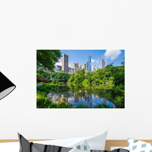 Pond Central Park Manhattan Wall Decal