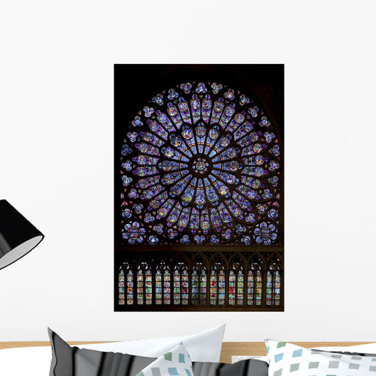 Rose North of Notre-Dame of Paris Wall Mural