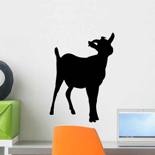Little Black Goat Wall Decal