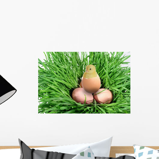 Nestling and Shell Eggshell Wall Mural