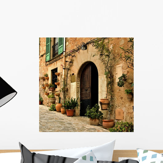 Mediterranean Village Wall Mural