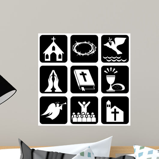 religious christianity signs Wall Mural