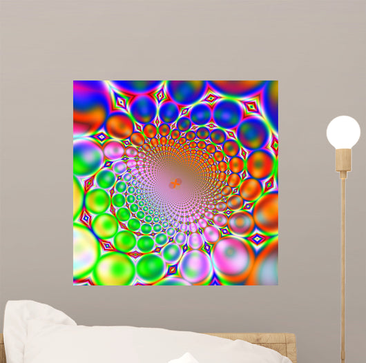 Retro 60s or 70s Wall Mural