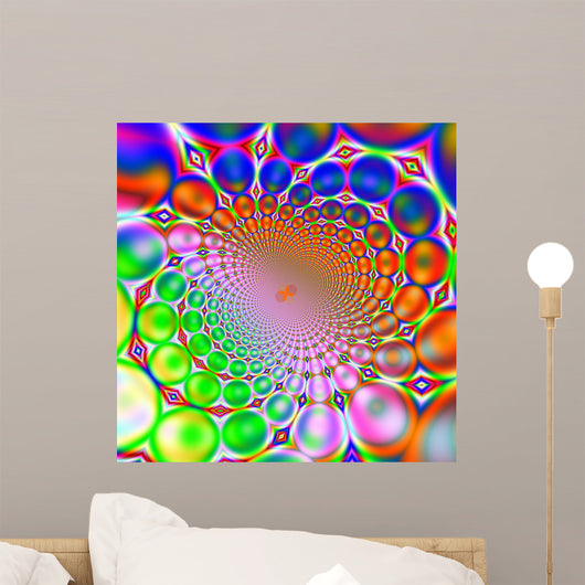 retro 60s or 70s background Wall Mural