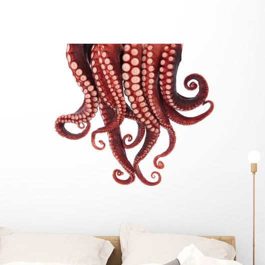 Dangling Tentacles Octopus Wall Decal