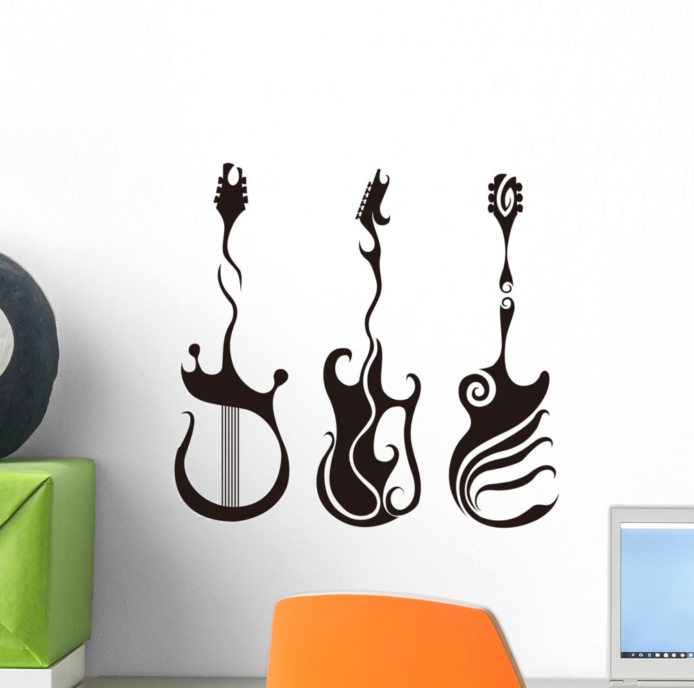 Guitar Wall Stickers – Wallmonkeys
