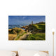 Lighthouse among Red Rocks Wall Decal