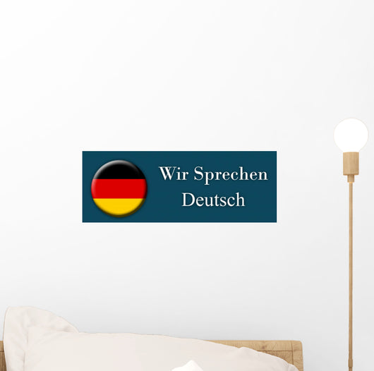 Wir Sprechen Deutsch Wall Mural