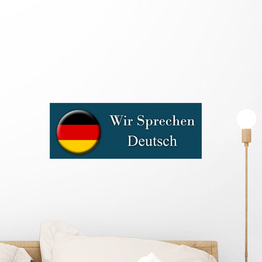 Wir Sprechen Deutsch Wall Mural