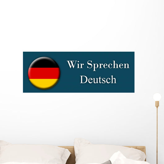 Wir Sprechen Deutsch Wall Mural
