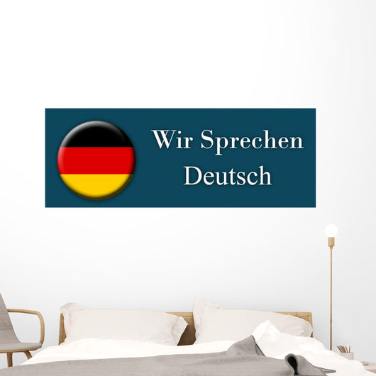 Wir Sprechen Deutsch Wall Mural
