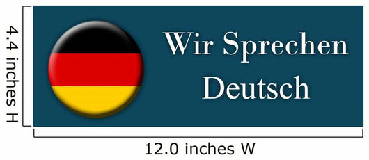 Wir Sprechen Deutsch Wall Mural