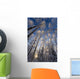 Overhead Snow Laden Forest Wall Decal