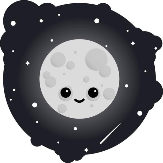 Cartoon Cute Moon Sky Wall Decal
