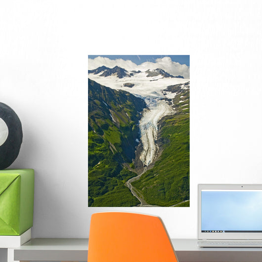 A Hanging Glacier Off Of Yalik Glacier Wall Mural