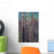 View Of Burnt Trees From The Eklutna Lake Fire Wall Mural