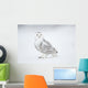 Snowy Owl On Snow, Saint-Barthelemy, Quebec, Canada, Winter Wall Mural