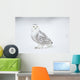 Snowy Owl On Snow, Saint-Barthelemy, Quebec, Canada, Winter Wall Mural