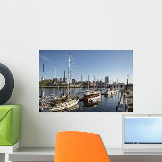 Long Wharf and Customhouse Wall Decal