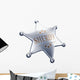 Sheriff Badge Wall Decal