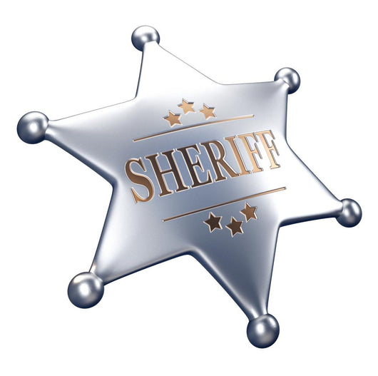 Sheriff badge Wall Decal