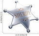 Sheriff Badge Wall Decal