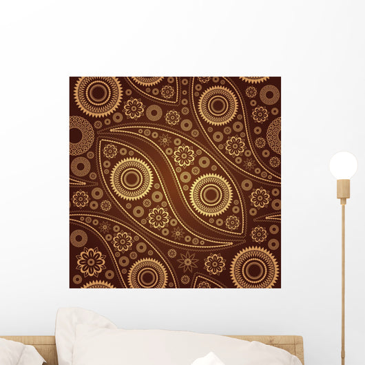 paisley seamless Wall Mural