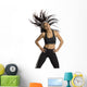 fitness instructor in motion Wall Decal
