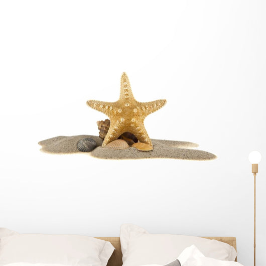 Sand and Starfish Wall Decal