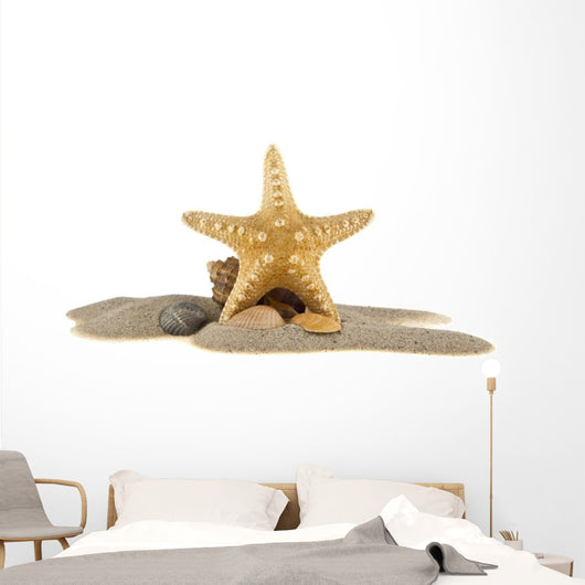 Sand and Starfish Wall Decal