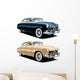 old-fashioned big car Wall Mural
