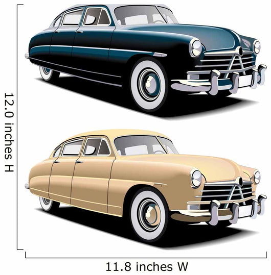 old-fashioned big car Wall Mural