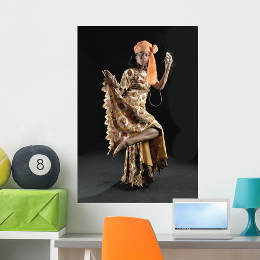Nigerian Dancer Wall Mural