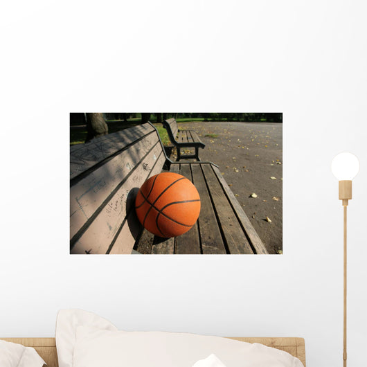 Orange Basket-ball Ball Bench