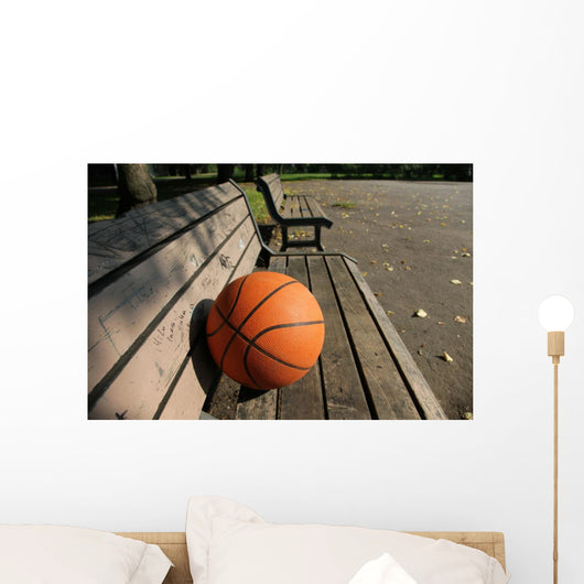 Orange Basket-ball Ball Bench
